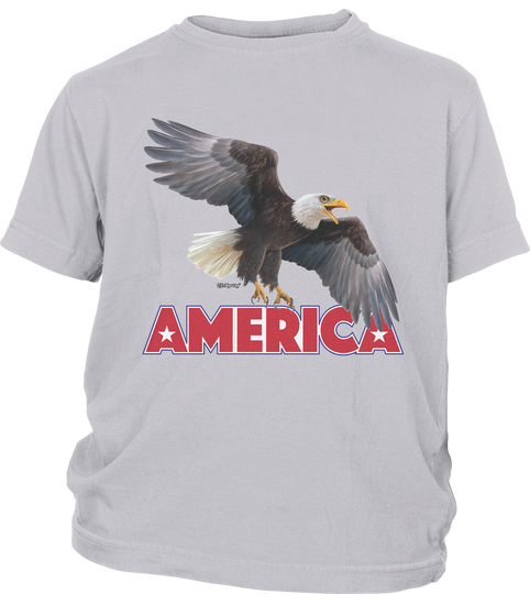 Youth Short Sleeve T-Shirt with AFL Eagle