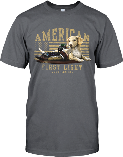 Unisex Short Sleeve T-Shirt with Yellow Pup